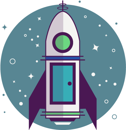 Rocket Ship Graphic - Google Scholar (459x454), Png Download