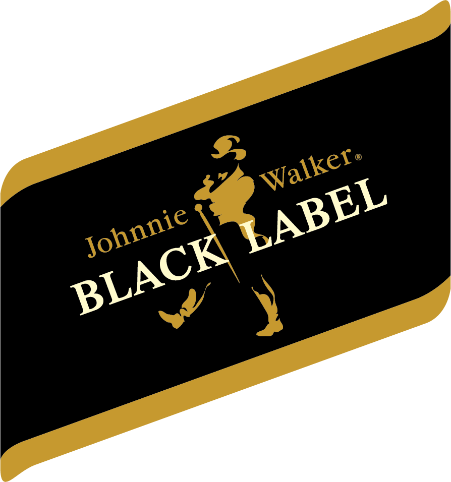 Johnnie Walker Black Label - Johnnie Walker Black Logo (894x956), Png Download