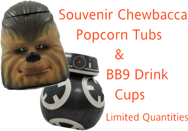 Collectors Tickets Souvenir Chewbacca Head Popcorn - Chewbacca (640x453), Png Download