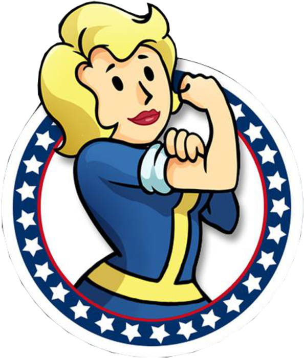 Vault Girl - Fallout Shelter Vault Girl (450x534), Png Download