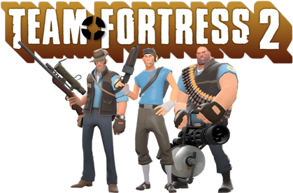 Team Fortress 2 64 Logo By Mrfappenburger On Deviantart - Neca Team Fortress 2 The Pyro Action Figure 7 (462x303), Png Download