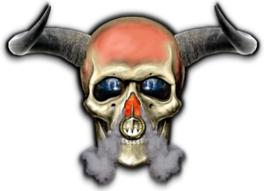 Bull Skull - Photograph (530x384), Png Download