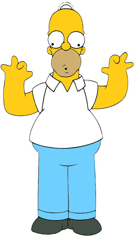 Simpson Family Simpson Family Homer, Bart Homer Homer - Homer Simpson Clipart (447x782), Png Download