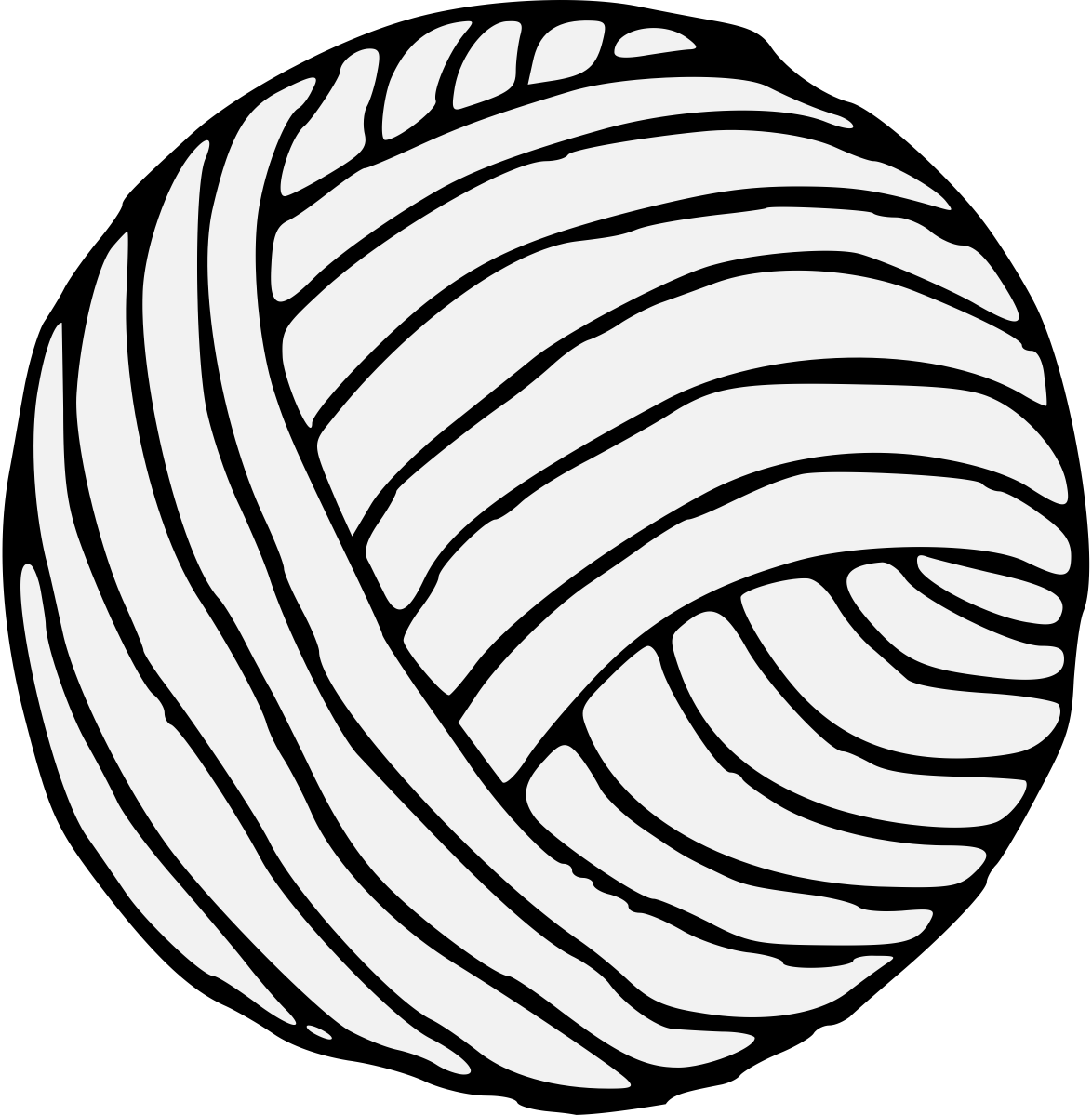 Yarn Ball Png Banner Free Stock - Balls Of Yarn Clip Art (1174x1199), Png Download