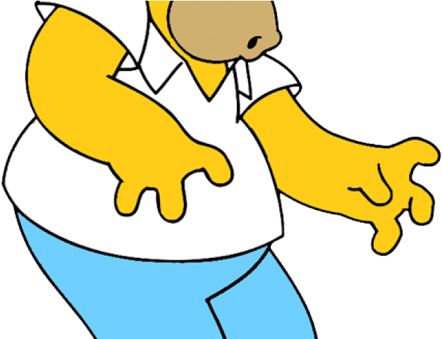 Bart Simpson Clipart Cartoon - Homero De Los Simpson (640x480), Png Download