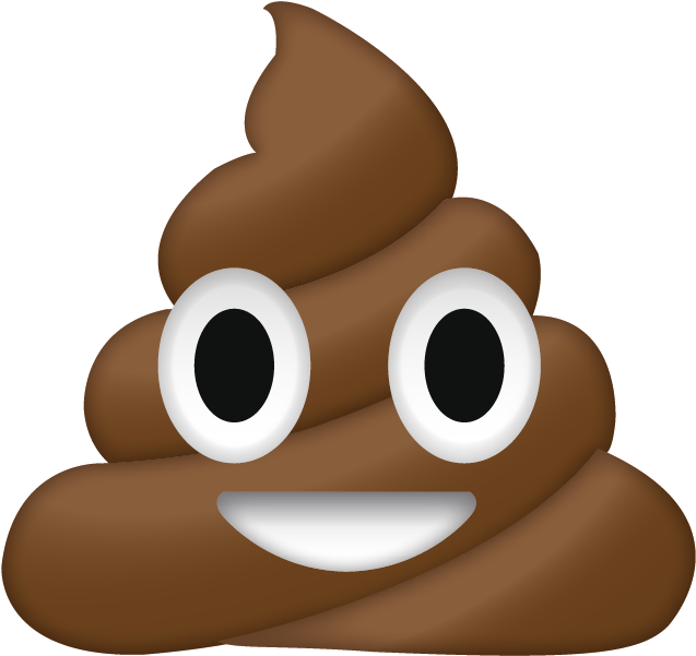 Poop Png Emoji - Poop Emoji (640x640), Png Download
