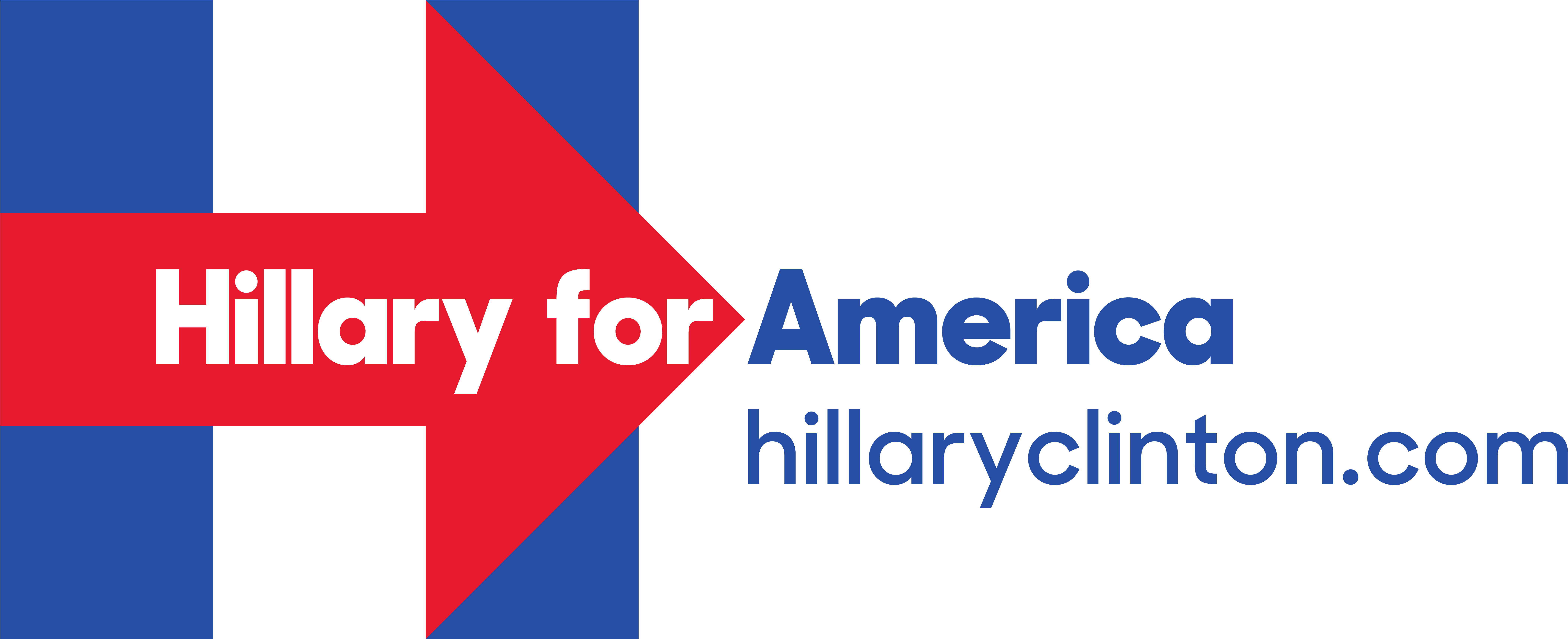 Hillary For America - Hillary For America Transparent (9575x4590), Png Download