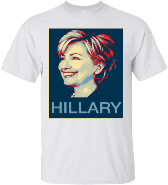 2016 Election Hope Poster Hillary Clinton T Shirt Https - Hillary 2016 Square Sticker 3" X 3" (600x600), Png Download