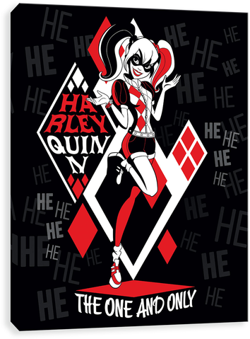 The One And Only Harley Quinn - Canvases By Dc Comics - The One (500x500), Png Download