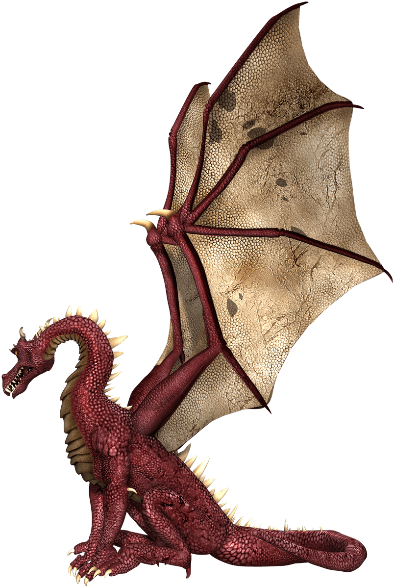 Download - Realistic Dragon Transparent Background (1280x1280), Png Download