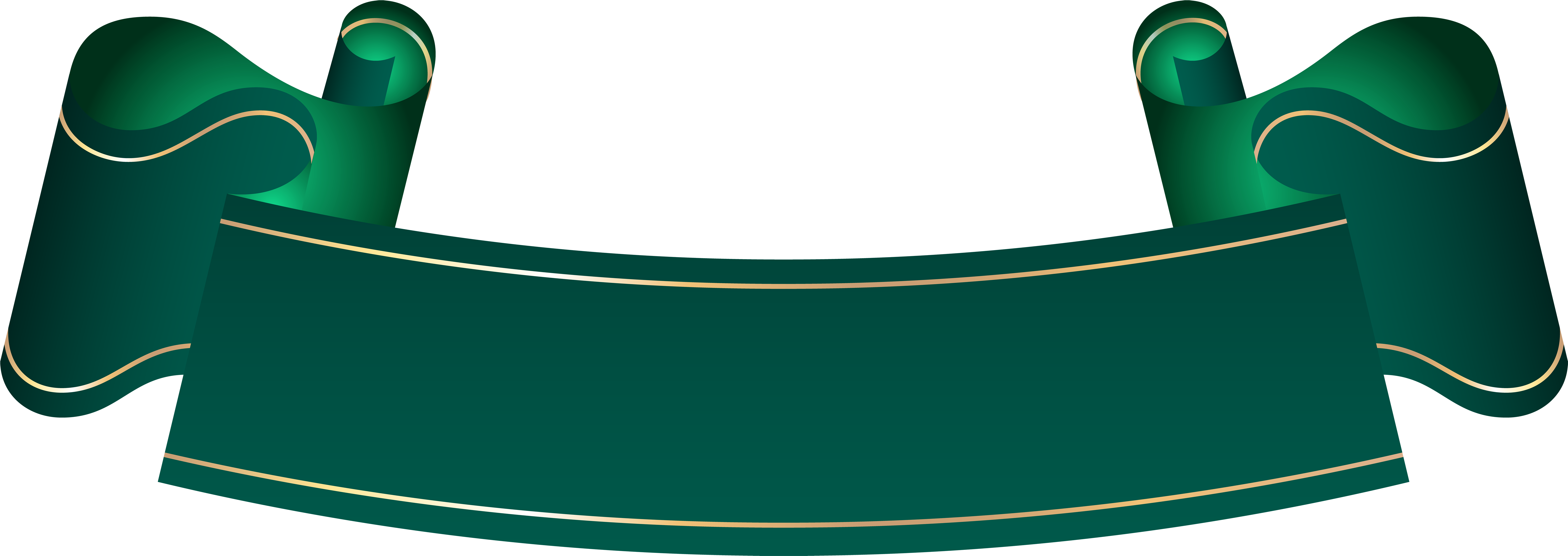 Green Banner Transparent Clip Artu200b Gallery Yopriceville - Purple Banner Ribbon Png (8000x2944), Png Download
