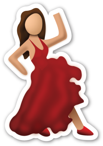 What Does Your Favorite Emoji Say About You Moon Emoji - Flamenco Emoji (337x480), Png Download