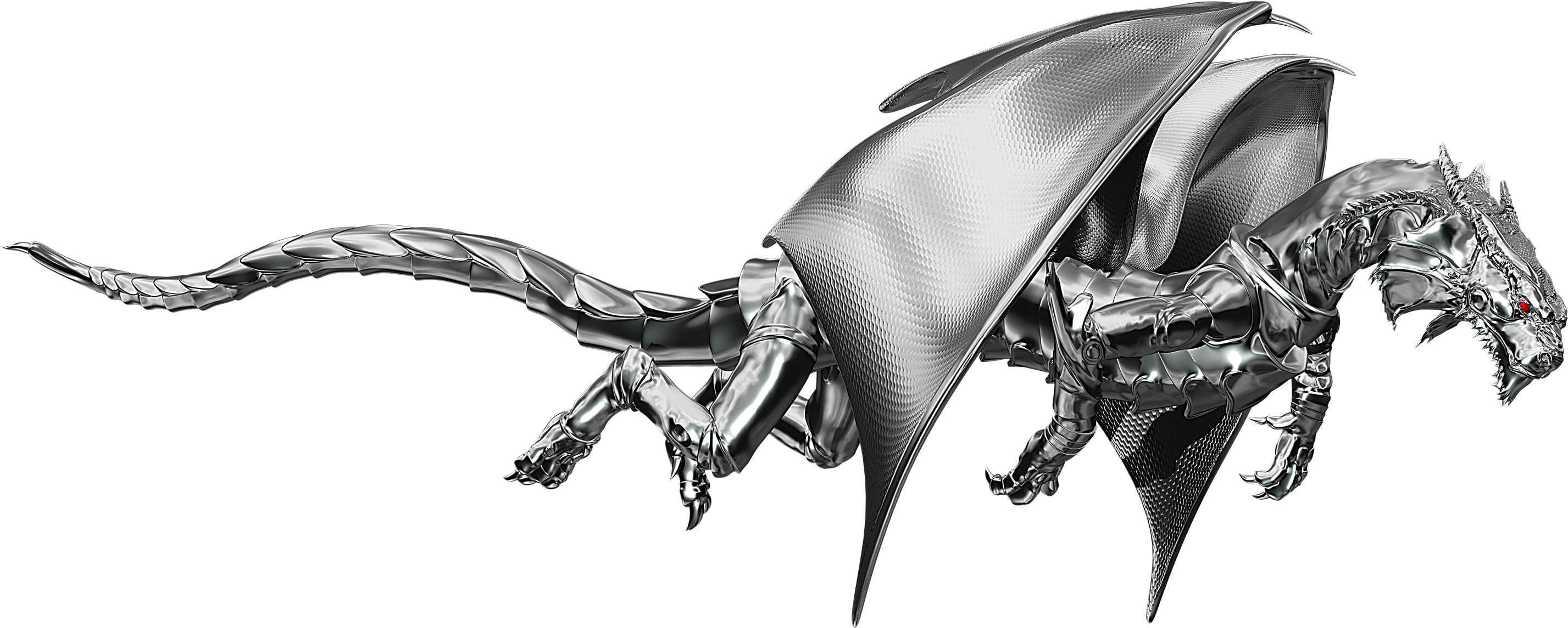 Flying Dragon Png Transparent - Imagenes Png De Dragones (2883x1202), Png Download