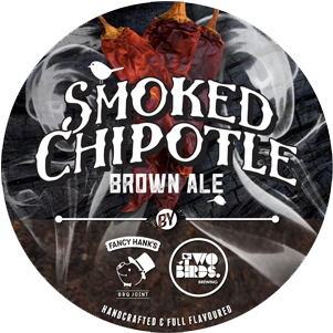Beer Two Birds & Fancy Hank's Smoked Chipotle Brown - Two Birds Brewing (300x475), Png Download