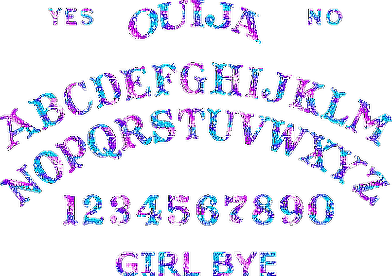 Report Abuse - Ouija, It Glows In The Dark (1998) (806x568), Png Download