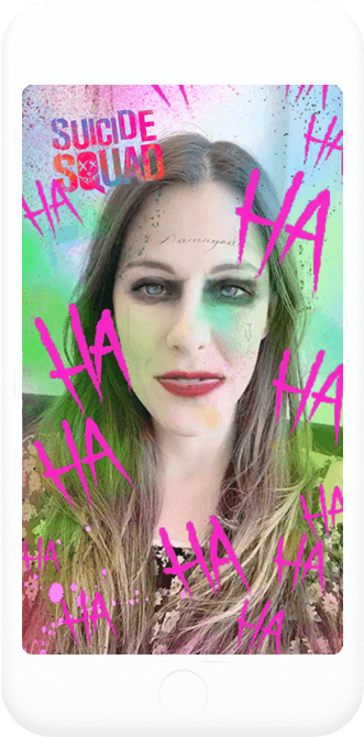 Discover - Suicide Squad (358x697), Png Download