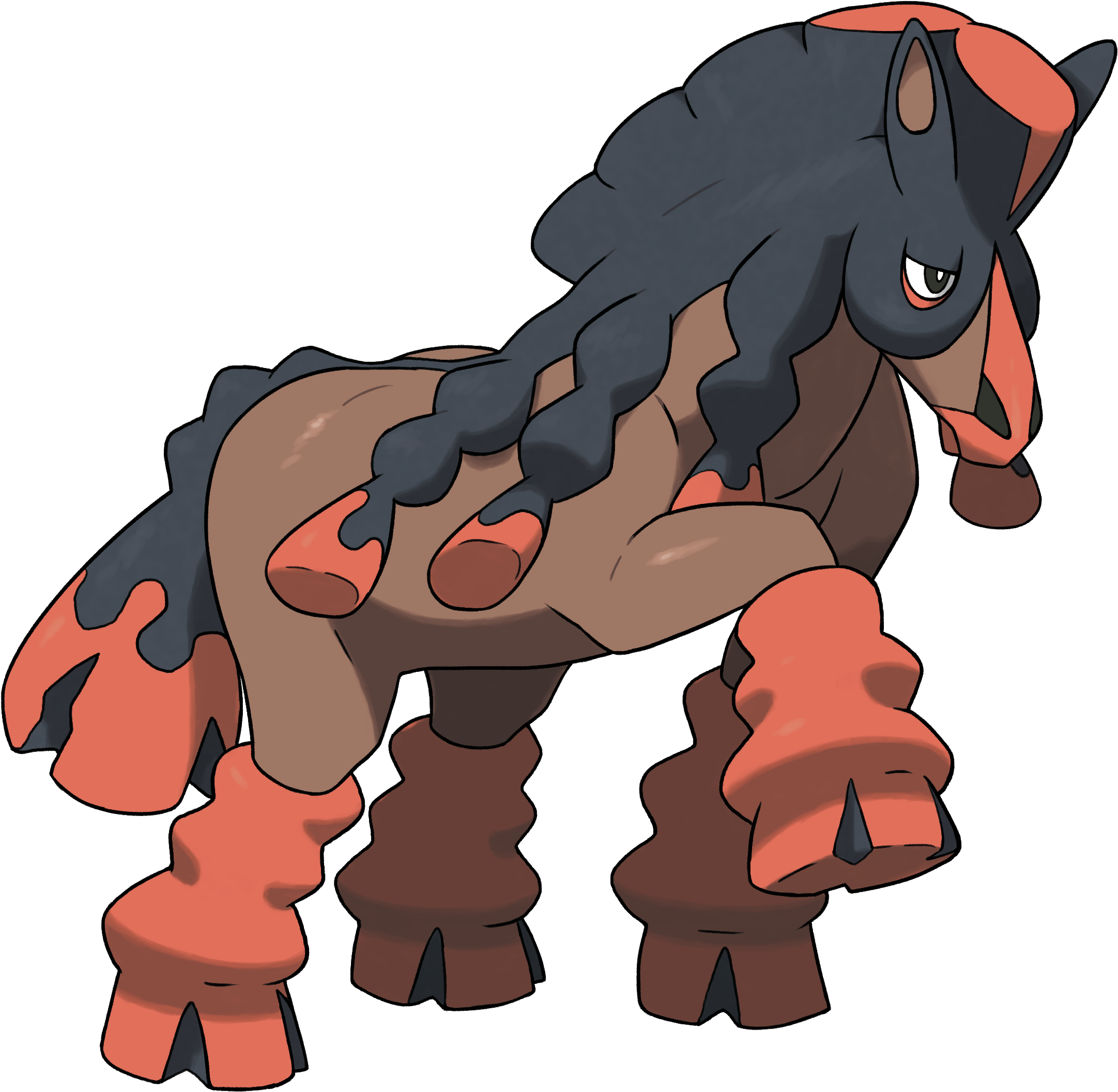 Mudsdale - Pokemon Sun And Moon Horse (1200x1200), Png Download