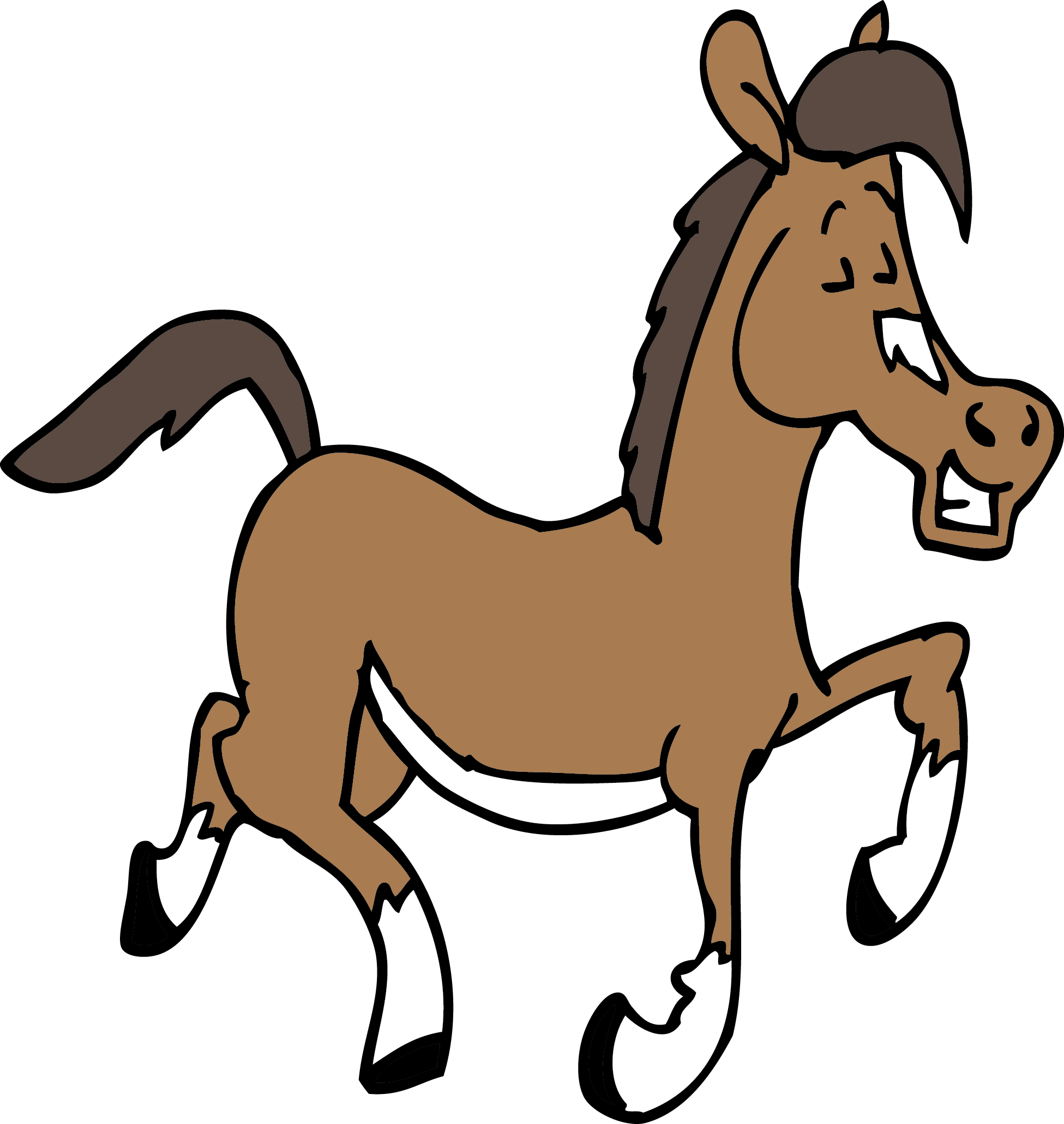 Quarter Horse Clipart At Getdrawings - Horse Clipart Png (1951x2059), Png Download