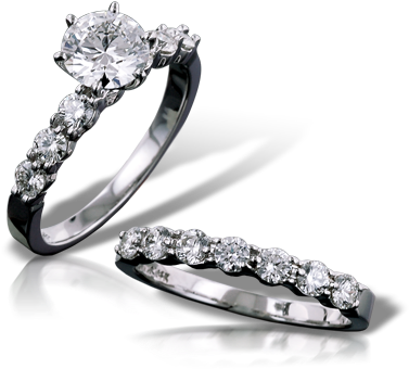 Brand Name Designer Jewelry In Roseburg, - Allison Kaufman Wedding Bands (480x430), Png Download