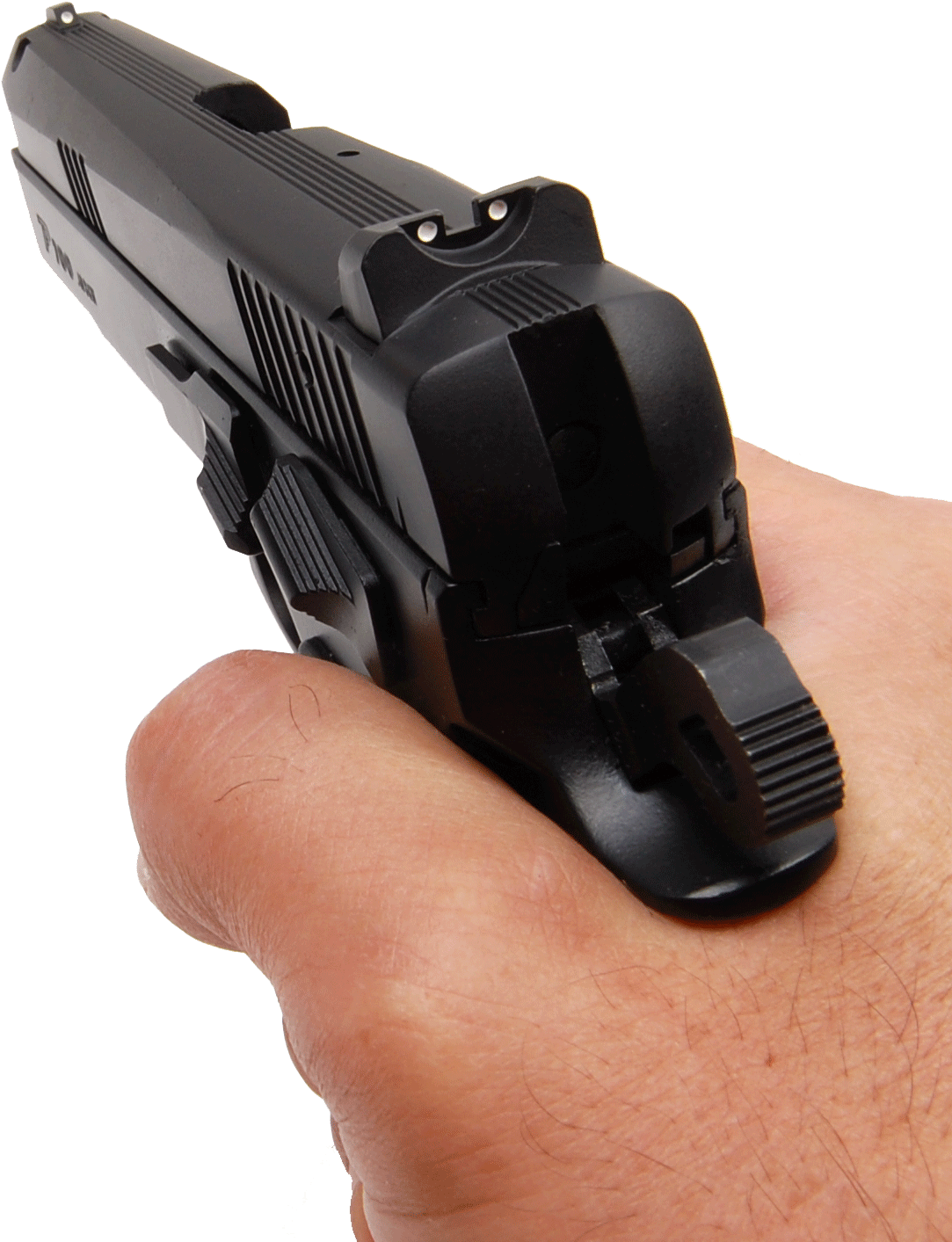 Clip Art Royalty Free Library Exclusive Tristar P In - Pistol In Hand Png (1465x1545), Png Download