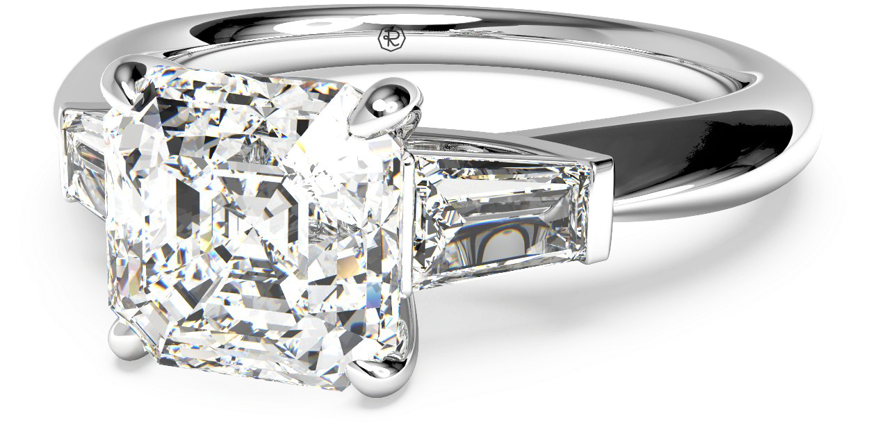 Image Vintage Cuts A Quick Guide Ritani Asscher - Engagement Ring (1280x860), Png Download
