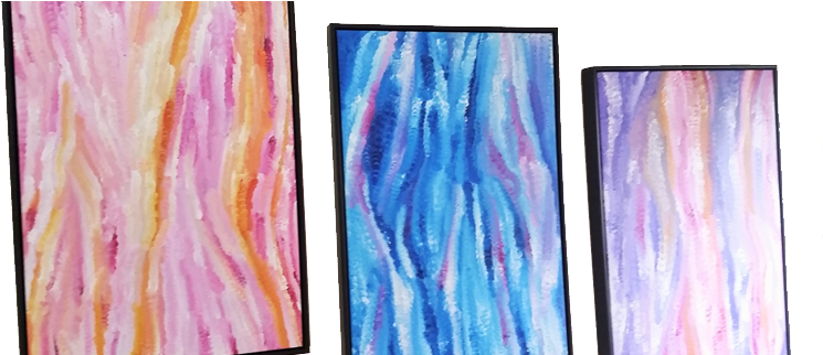 Aboriginal Art Painting Framed - Painting (800x321), Png Download