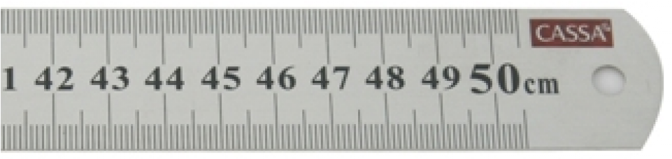 Cassa Steel Ruler 50 Cm Rgs Supplies Malta, Rulers - Sodial 50pcs Crocodile Clips For Hair Pins Diy - Silver (960x640), Png Download