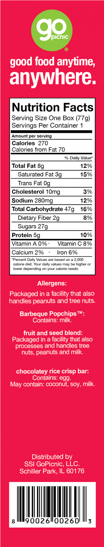 Gp Sv 349v2 Nfp - Go Picnic Turkey Stick & Crunch Ready-to-eat Meal (1410x1800), Png Download