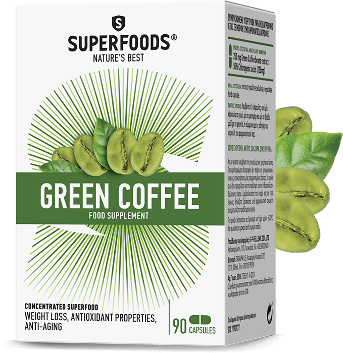 The Beneficial Qualities Of Green Coffee - Superfoods Salmon Oil Extra 500mg 50caps (768x768), Png Download