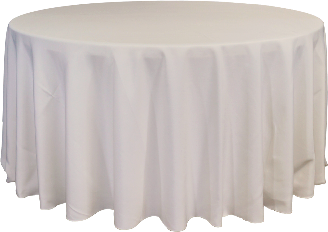 Economy Polyester Poplin 120" Round Tablecloth - Thumbnail (1200x1200), Png Download