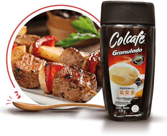 Pinchos De Café - Colcafe Cafe Instantaneo 6 Oz. (565x461), Png Download