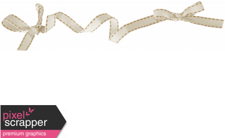 Oh Baby, Baby -double Bow Curly Ribbon - Digital Scrapbooking (456x456), Png Download