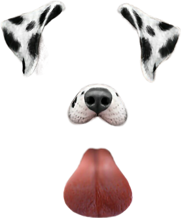 Dog Snapchat Puppy Filter Cool Love Beauty Beautiful - Filtros De Snapchat Png (630x758), Png Download