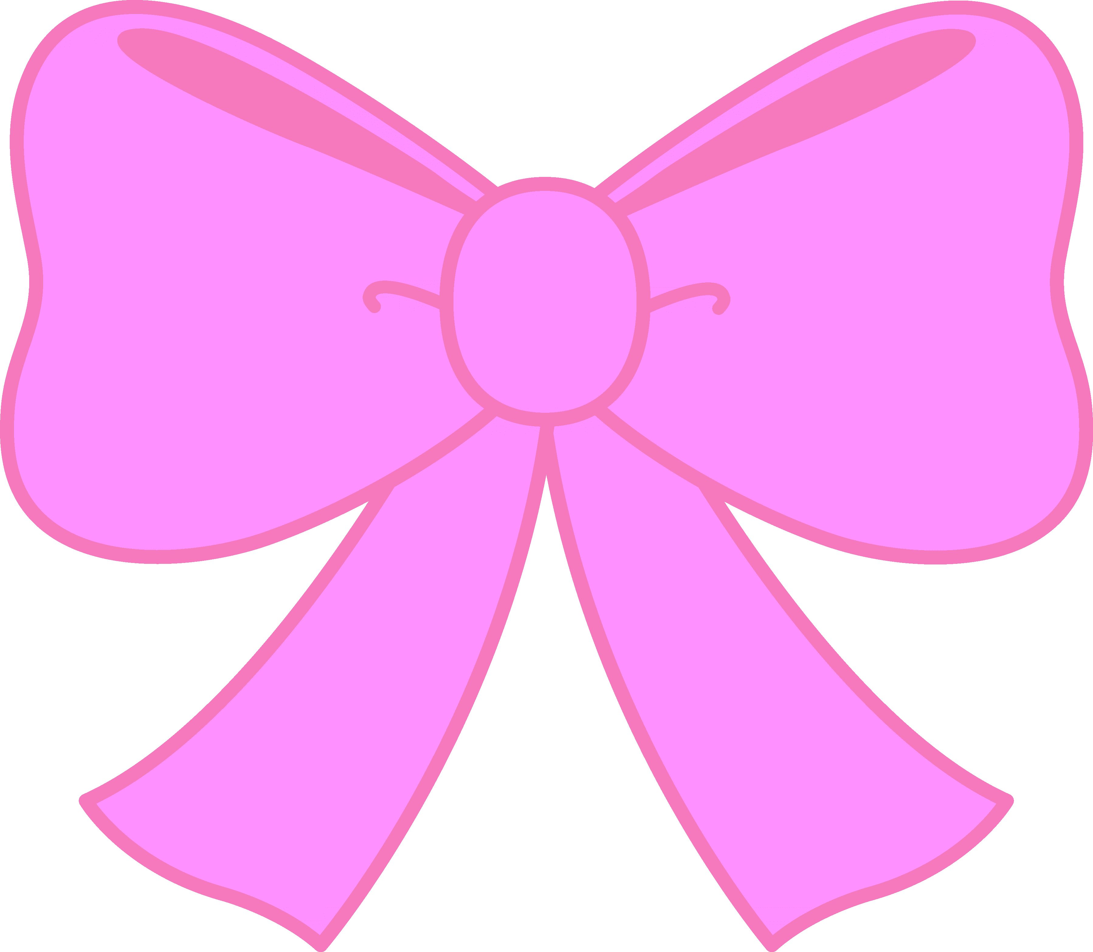 Purple Ribbon Clipart - Clip Art (3596x3132), Png Download