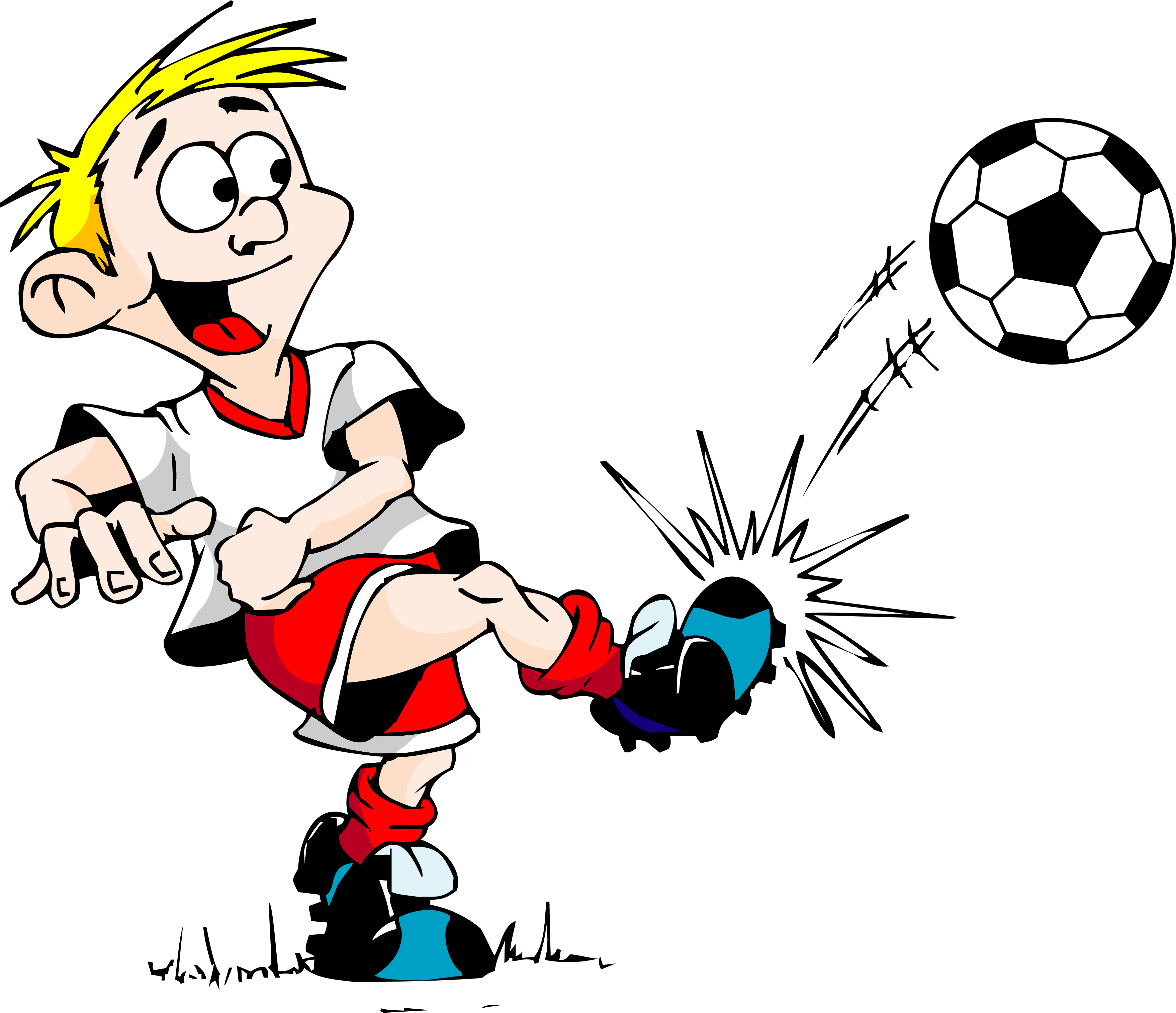 Soccer Clipart Foot - Play Soccer (3528x3029), Png Download