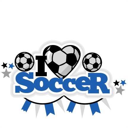 Cute Soccer Cliparts - Cafepress I Love Football (soccer) Full/queen Duvet (432x432), Png Download