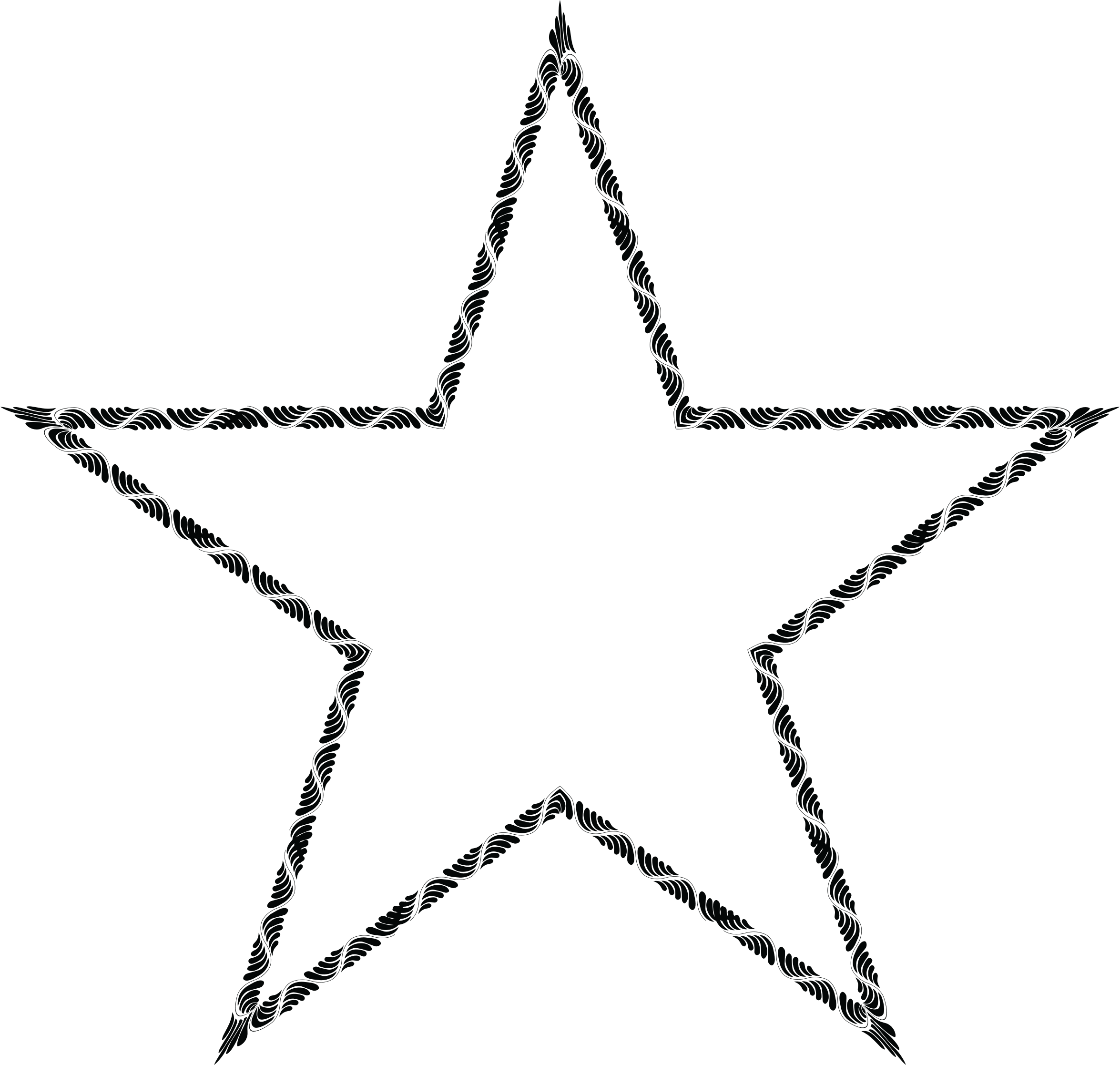 This Free Icons Png Design Of Trendy Star (2350x2234), Png Download