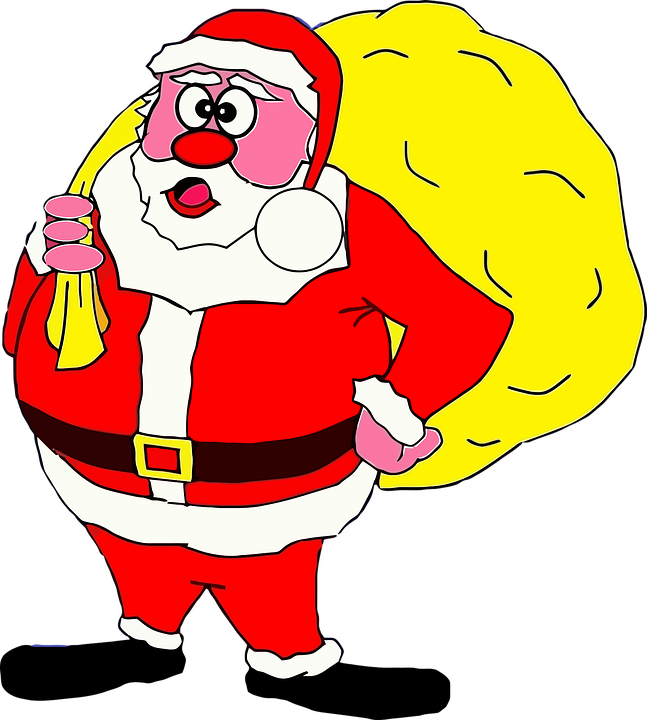 Cartoon, Christmas, Comic, Comic Characters, Holidays - Gambar Kartun Natal (647x720), Png Download