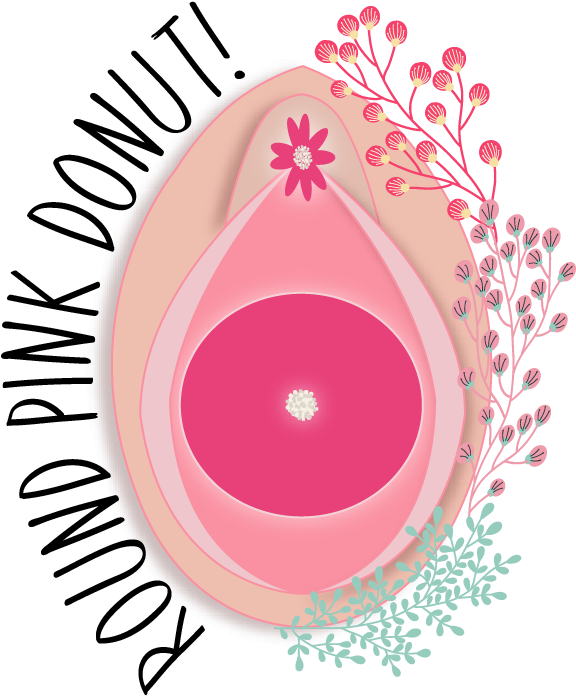 Round Pink Donut - Circle (582x736), Png Download