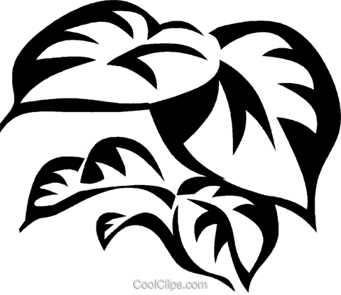 Philodendron Royalty Free Vector Clip Art Illustration - Terrace (480x416), Png Download