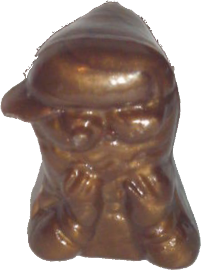 Yikes - Bronze Sculpture (596x576), Png Download