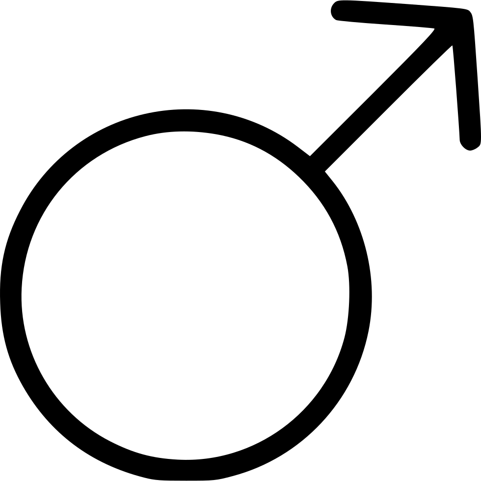 Man Gender Sex Male Gender Symbol Comments - Male Sign In Biology (980x980), Png Download