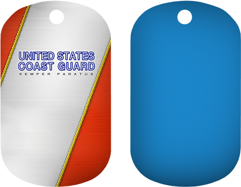 More Views - Coast Guard Military Dog Tag Bottle Opener (500x500), Png Download