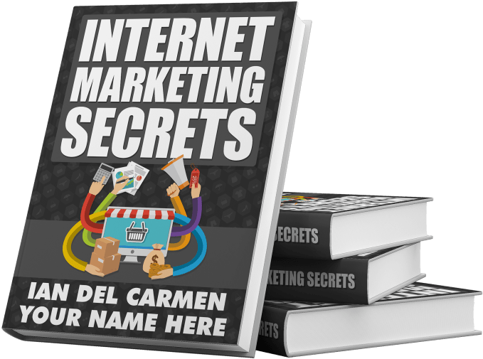 Internet Marketing Secrets W Author Book Mockup - Internet (700x526), Png Download