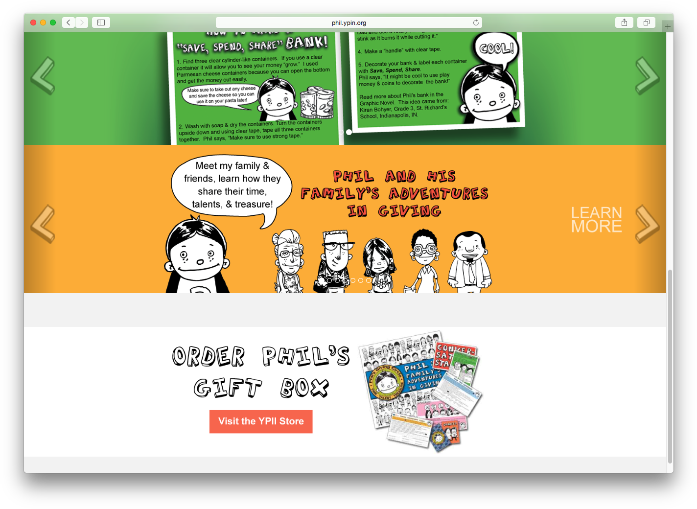 Phil's Gift Box - Cartoon (1439x1152), Png Download