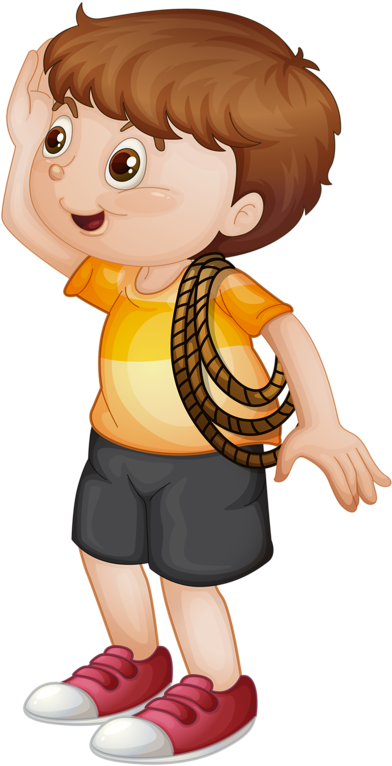Little Boy W/ Rope Clip Art Clipart Boy, School Clipart, - Little Spanish Boy Cartoon (414x800), Png Download