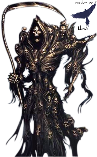Santa Muerte - Poster: Soul Reaper (skeletons) Art Poster Print, 36x24in. (336x508), Png Download