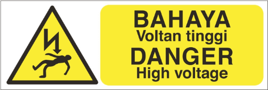 High Voltage - Danger Of Death Sign (600x600), Png Download
