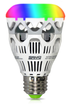 Wifi 10w Color Changing Led Bulb Smart Led Smart Bulb - Incandescent Light Bulb (350x350), Png Download