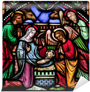 Nativity Scene Png - Christmas Religious Scene (400x400), Png Download